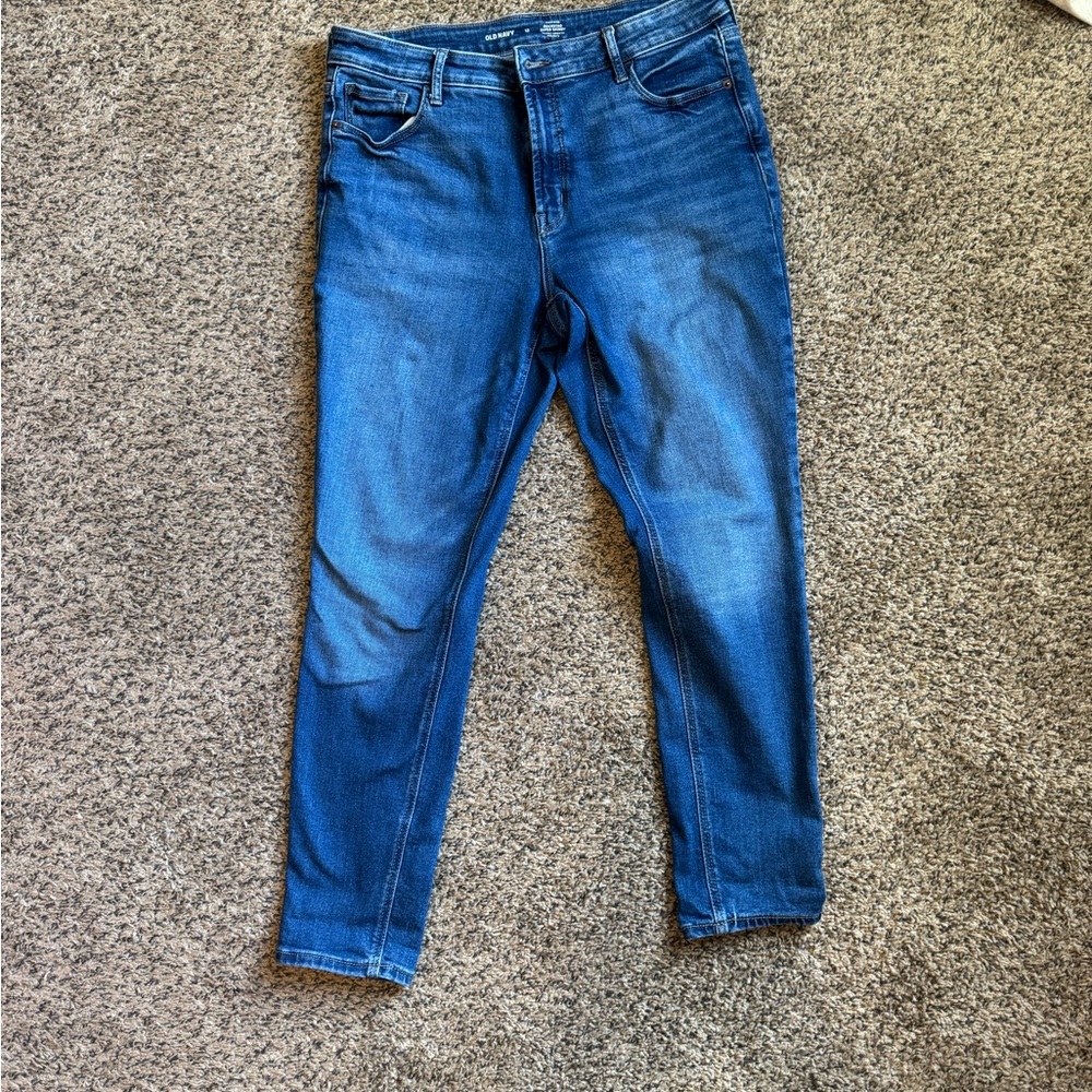Old Navy Women's Dark Blue Skinny Jeans